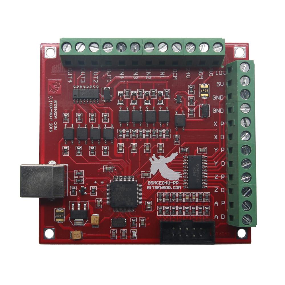 Placa de interligação CNC USB  - Mach3 Usb Cnc Controller 4 Axis 100Khz avaliação e preço