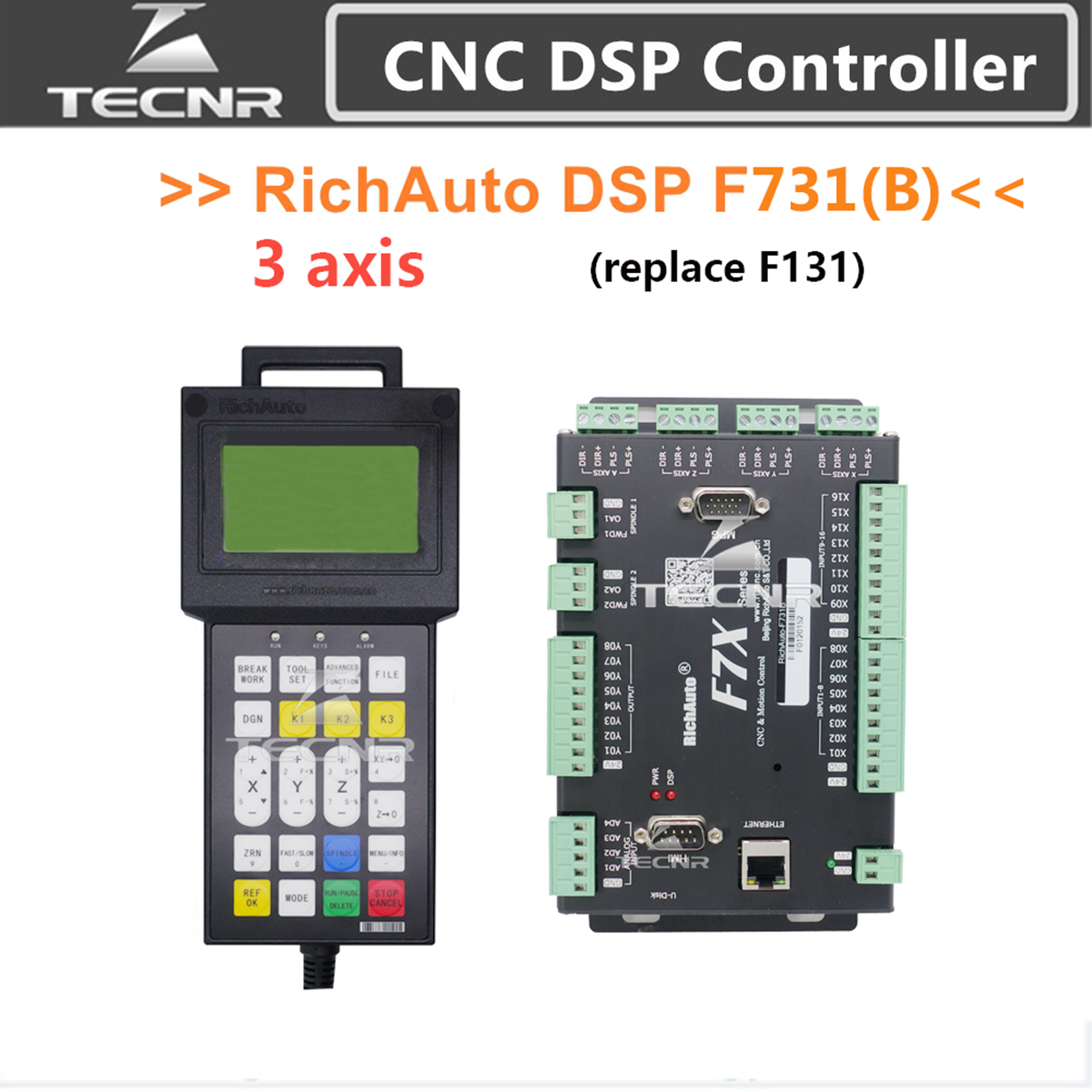 RichAuto DSP F731 Sistema de C - Richauto A11 Dsp Controller 3 Axis avaliação e preço